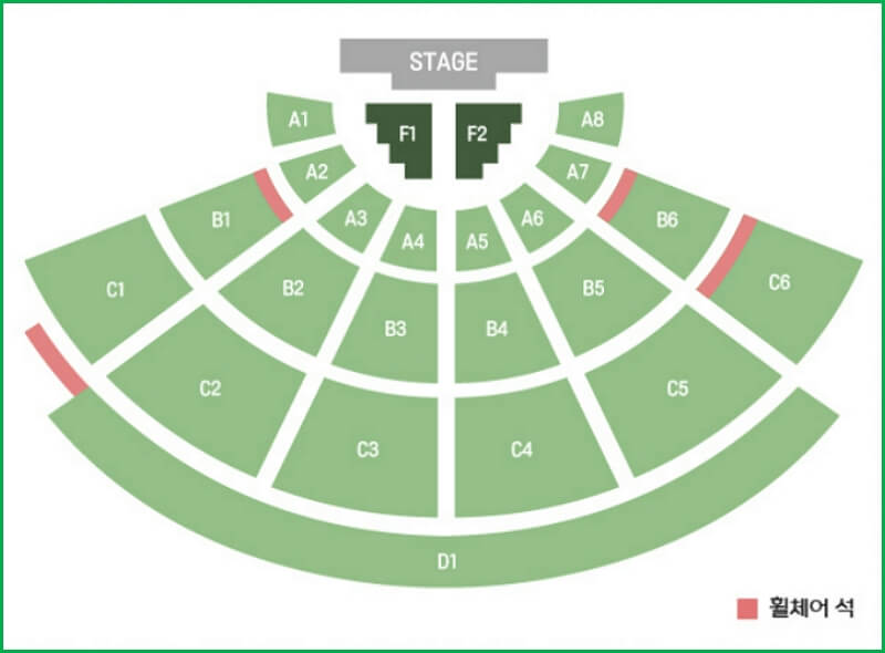 놀면 뭐하니 축제 좌석 배치도